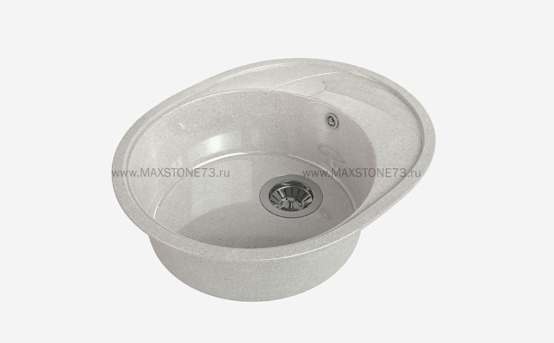 MAXSTONE Мойка глянцевая MS-8 (бежевая) 570*460*200